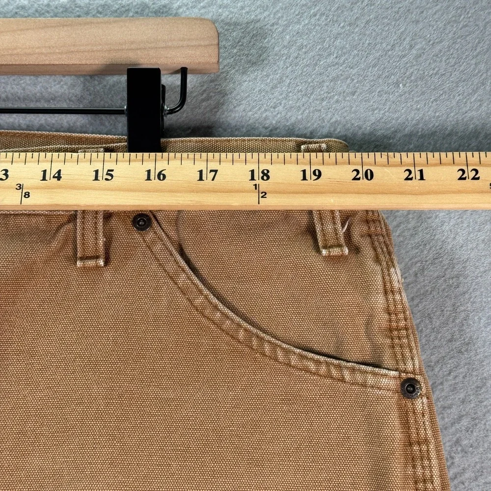Vintage Dickies Canvas Carpenter Pants Mens 40x30 Brown Classic‎ Workwear Y2K